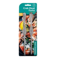 Stainless Steel Crab Meat Forks 2 Pack- main image