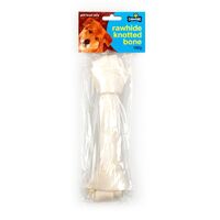 Chompers Dog Beef Rawhide Knotted Bone 23cm 100g- main image