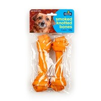 Dog Mini Smoked Knotted Bones 14.5cm 100g - 2 Pack- main image