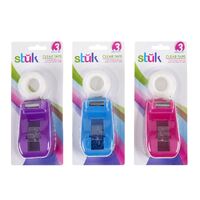 Stuk 3-Piece Clear Tape Dispenser Set - Randomly Selected- main image