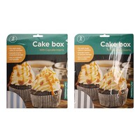Cake Box with Cupcake Inserts- main image