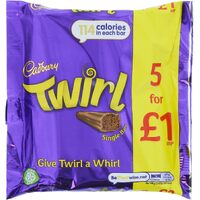 Cadbury Twirl Chocolate Bars Multipack 5 x 21.5g- main image