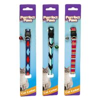 Purrfect Paws Cat Collar with Bell 30cm - Randomly Selected- main image