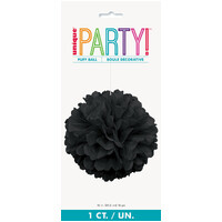 Puff Ball Decor Black 40cm- main image