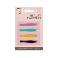 Mini Beauty Tweezer 4 Pack- main image