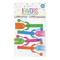 4 Neon Clacker Noisemakers- main image