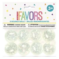8 Bounce Balls - Iridescent 32.5mm- main image