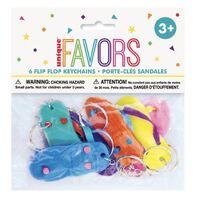 6 Flip-Flop Keychains- main image