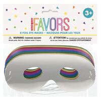 8 Foil Eye Masks- main image