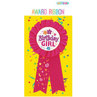 Birthday Girl Award Ribbon- main image
