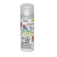 Colour Hair Spray Glitter Silver 133ml- main image