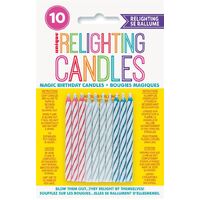 10 Magic Spiral Candles - Multi- main image