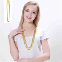 Party Necklace Gold Bead Necklaces 80cm 3 Pack- main image