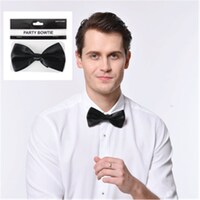 Black Party Bow Tie- main image