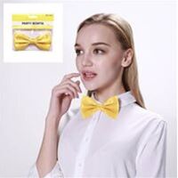 Yellow Party Bow Tie- main image