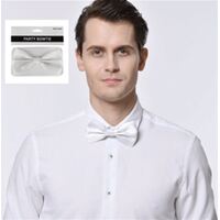 White Party Bow Tie- main image