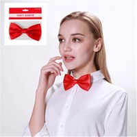 Red Party Bow Tie- main image