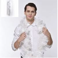 Supporter Feather Boa - White- main image