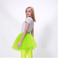Tutu Skirt One Size Neon Green- main image