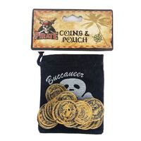Pirate Coins & Pouch- main image