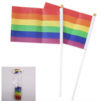 Rainbow Flags 8pk- main image