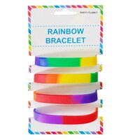 Rainbow Party Bracelet 4 Pack- main image