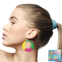 80's Retro Party Earrings- main image