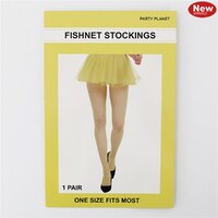 Fishnet Stockings Yellow- main image