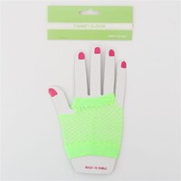 Fishnet Gloves Green- main image
