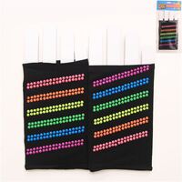 80's Retro Rainbow Gloves- main image