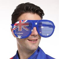 Jumbo Australia Day Novelty Party Glasses- main image