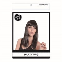 Black Long Straight Costume Wig- main image