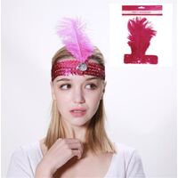 Flapper Headband Pink- main image
