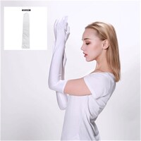 Long Gloves White- main image