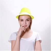 Fedora Hat - Yellow- main image