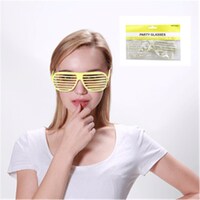 Bling Party Glasses Yellow- main image