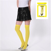 Thigh High Stockings Yellow- main image
