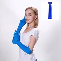 Long Gloves Blue- main image