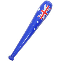 Inflatable 80cm Blue Australian Flag Print Cheer Bat- main image