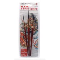 Mont Marte Paint Brush Set - Fat Liner Taklon/Squirrel Sizes 16/10/6- main image
