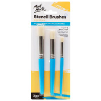 Mont Marte Paint Brush Set - Professional Stencil Brush 3pc- main image
