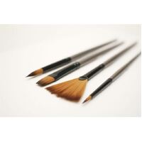 Mont Marte Gallery Series Paint Brush Set - Acrylic 4pc Artist Painting Brushes Set Taklon- main image