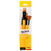 Mont Marte Gallery Series Paint Brush Set - Acrylic 4pc- main image