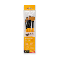 Mont Marte Gallery Series Paint Brush Set - Acrylic 4pc- main image