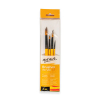 Mont Marte Gallery Series Paint Brush Set - Acrylic 4pc- main image