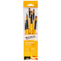 Mont Marte Gallery Series Paint Brush Set - Acrylic 6pc- main image