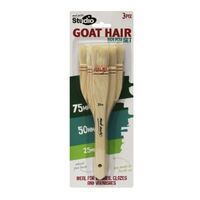 Mont Marte Studio 3pc Goat Hair Paint Brush Set- main image
