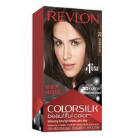 Revlon ColorSilk Hair Dye 20 Brown Black- main image