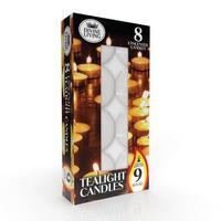 Tealight Candles Unscented 9 Hours - 8 Pack- main image