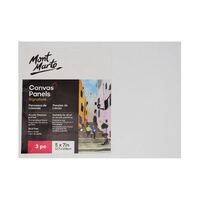 Mont Marte Canvas Panel 5" x 7" - 12.7 x 17.8cm - 3pc- main image